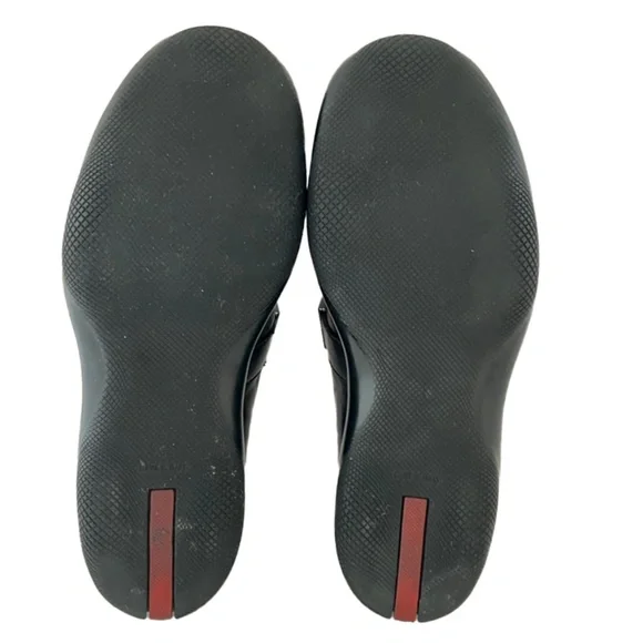 Prada Vintage Linea Rossa Leather Shoes - Size 39 US MENS  display picture 1